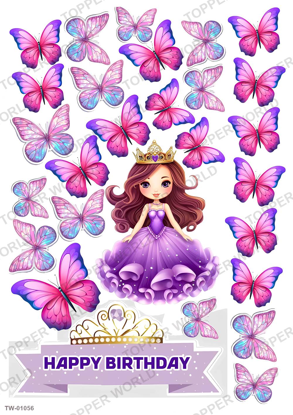 Little Girl Topper Sheet 35 – A4 topper sheet