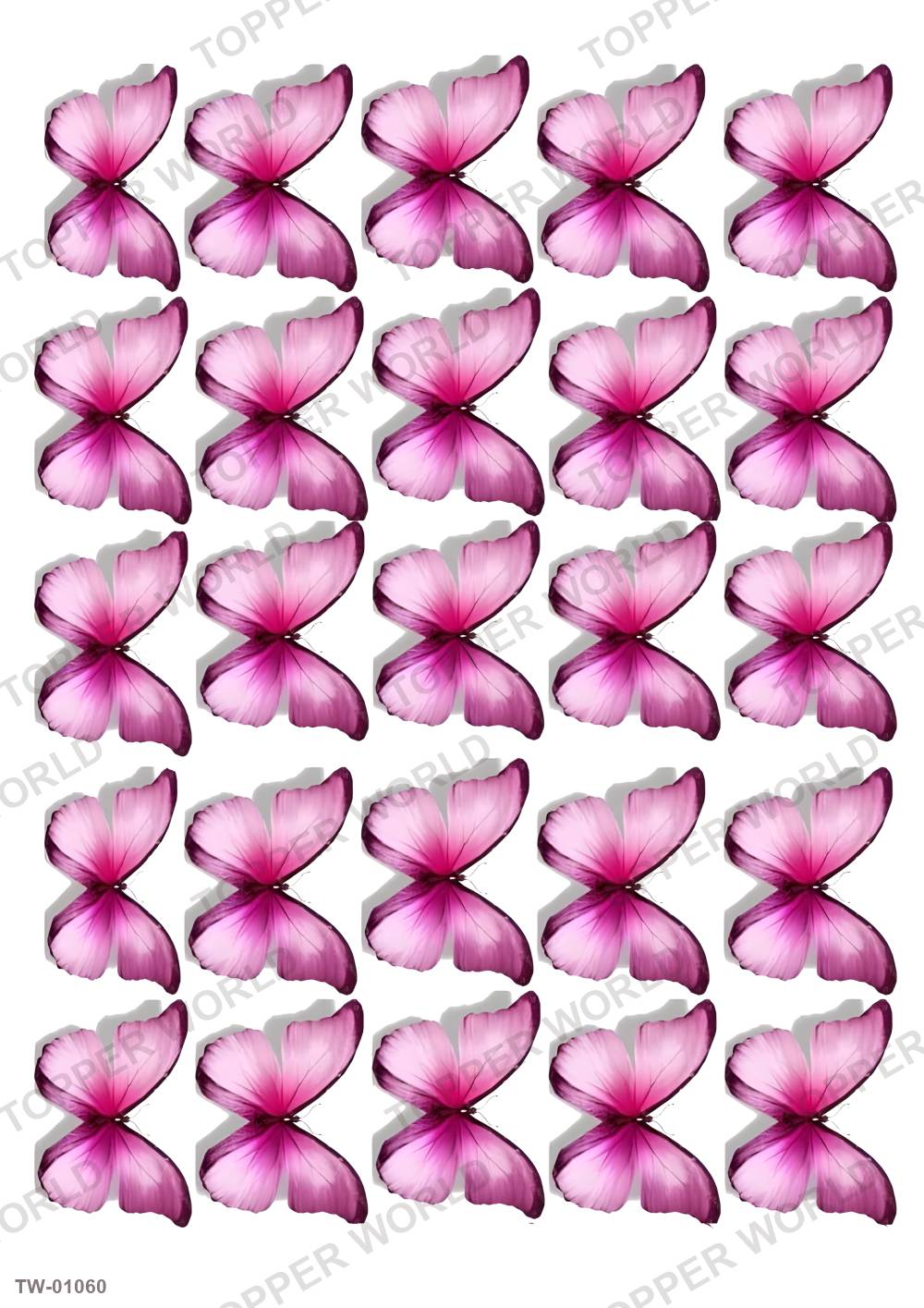 Butterfly Topper Sheet 36 – A4 topper sheet