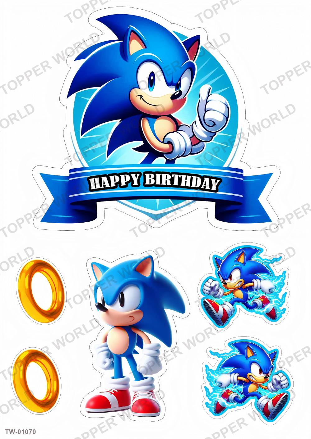 Sonic Topper Sheet 36 – A4 topper sheet