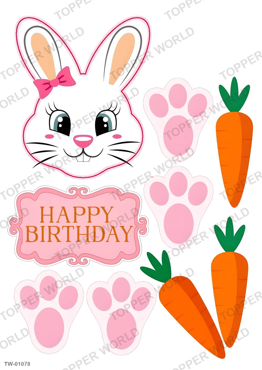 Animals Topper Sheet 37 – A4 topper sheet