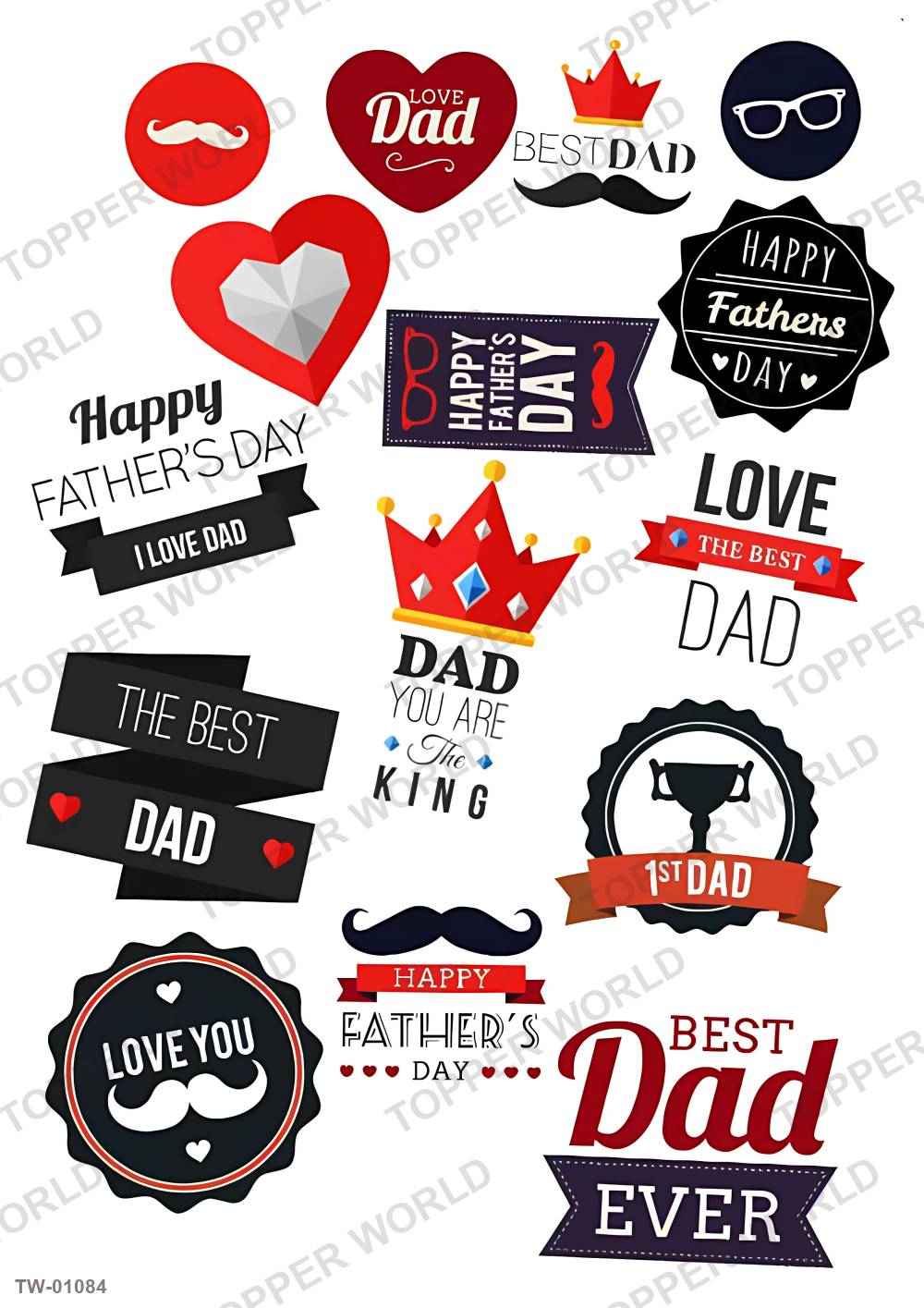 Love Topper Sheet 37 – A4 topper sheet