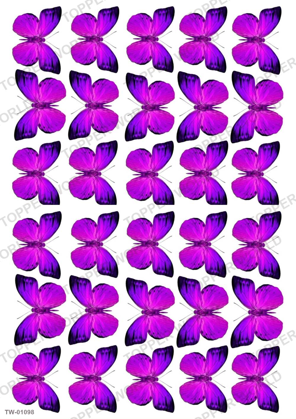 Butterfly Topper Sheet 38 – A4 topper sheet