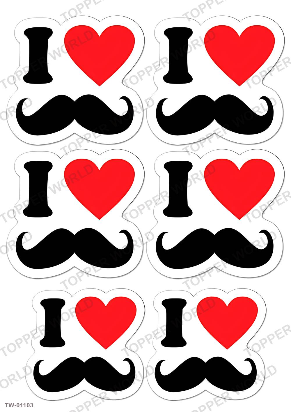 Love Topper Sheet 38 – A4 topper sheet