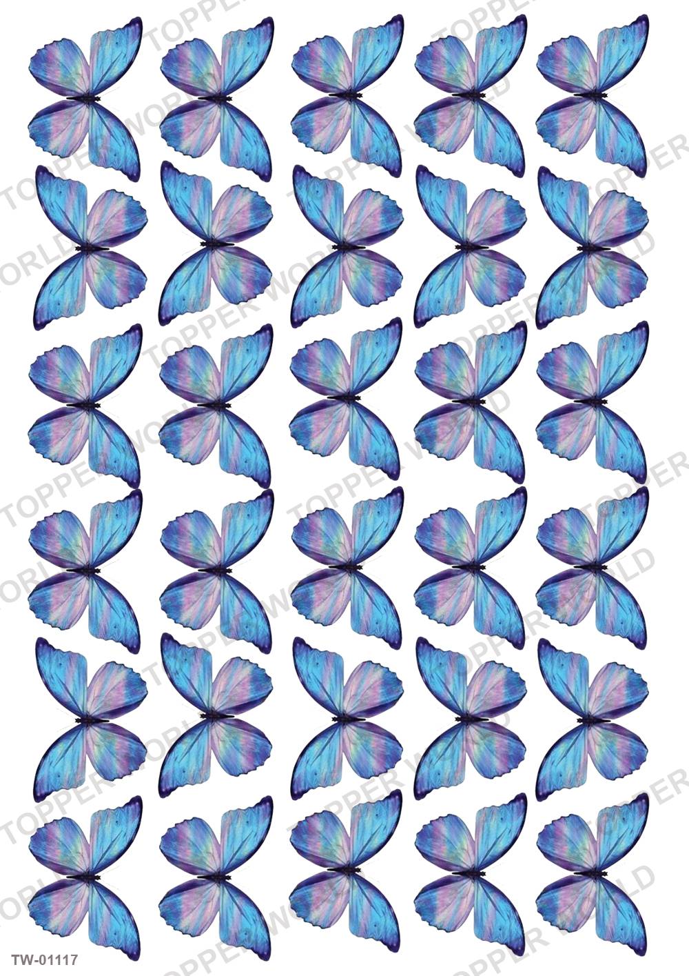 Butterfly Topper Sheet 39 – A4 topper sheet