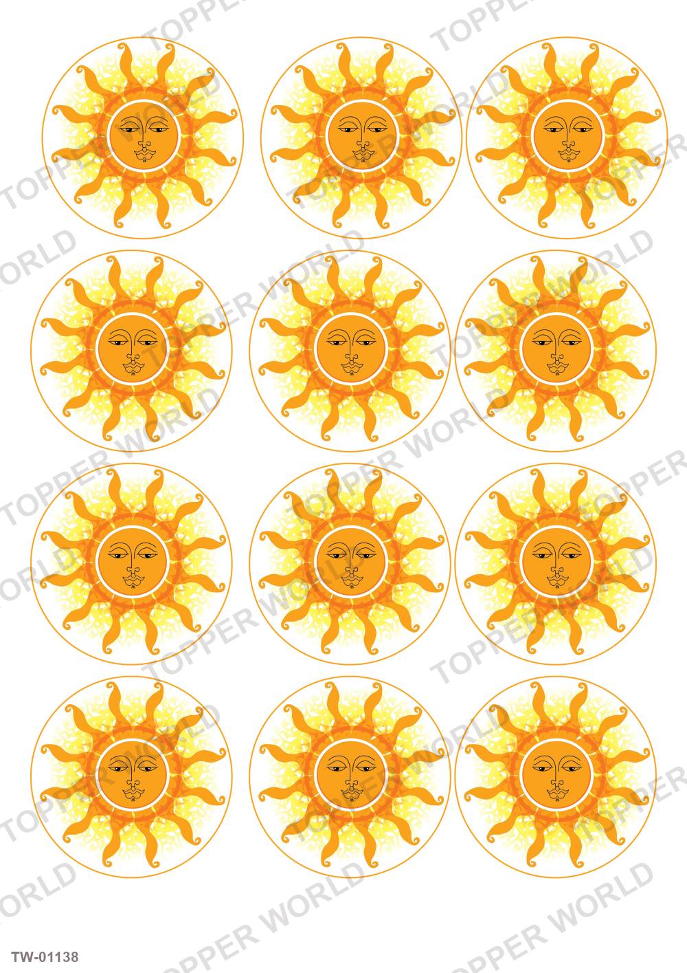 Happy New Year Topper Sheet 40 – A4 topper sheet
