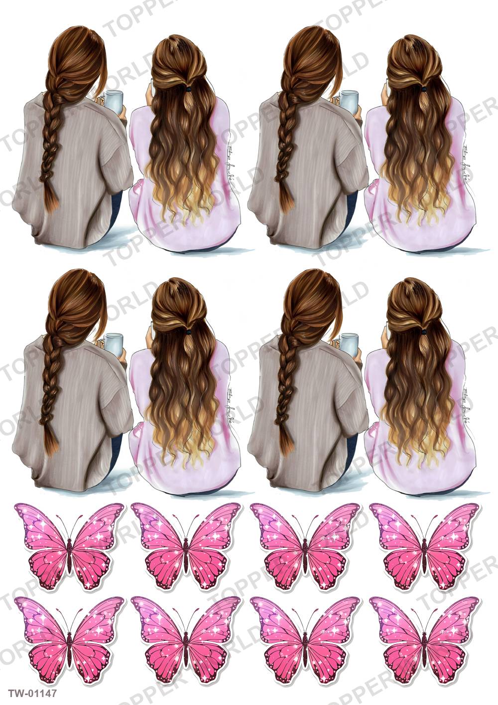 For Her Topper Sheet 40 – A4 topper sheet