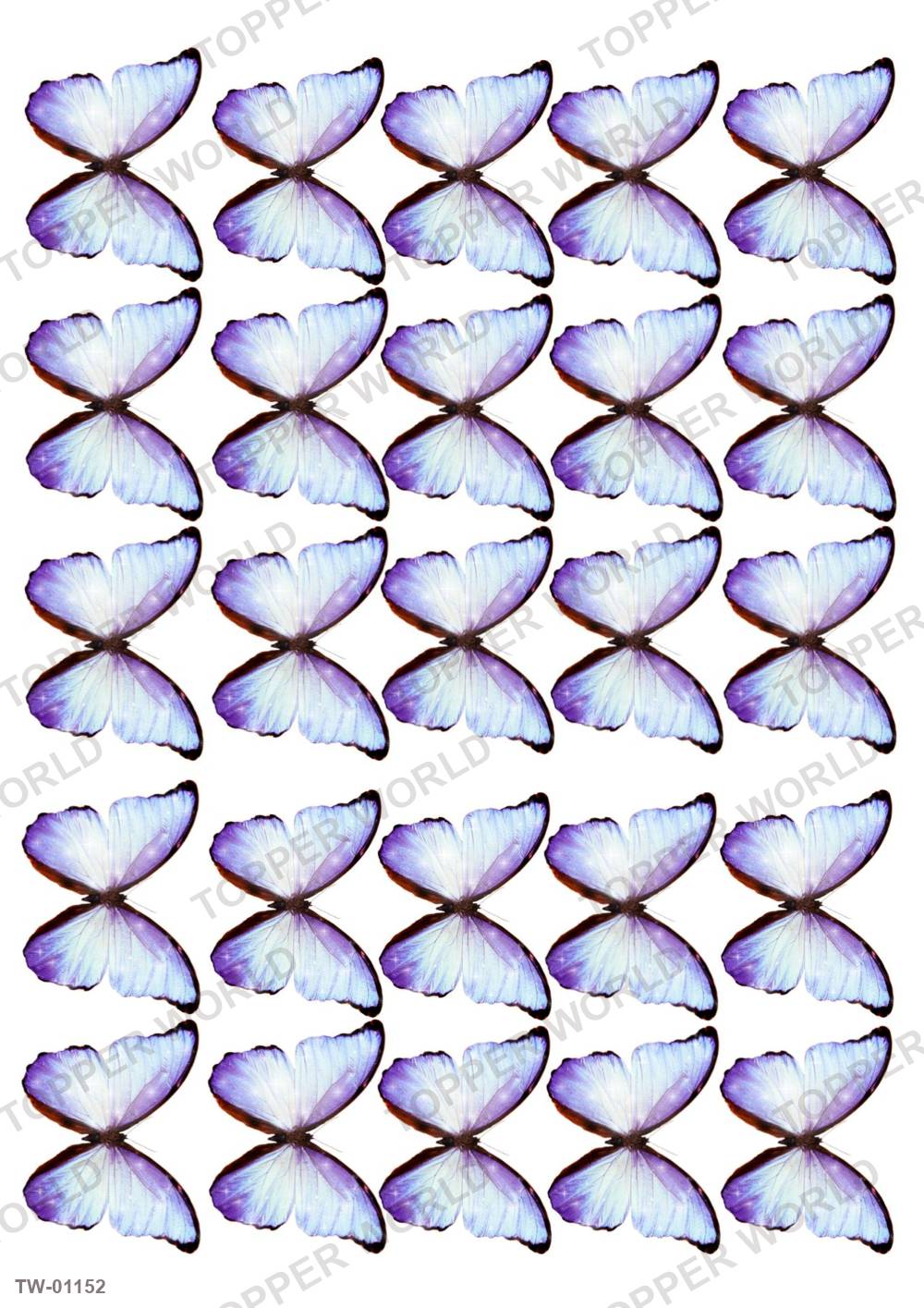 Butterfly Topper Sheet 41 – A4 topper sheet