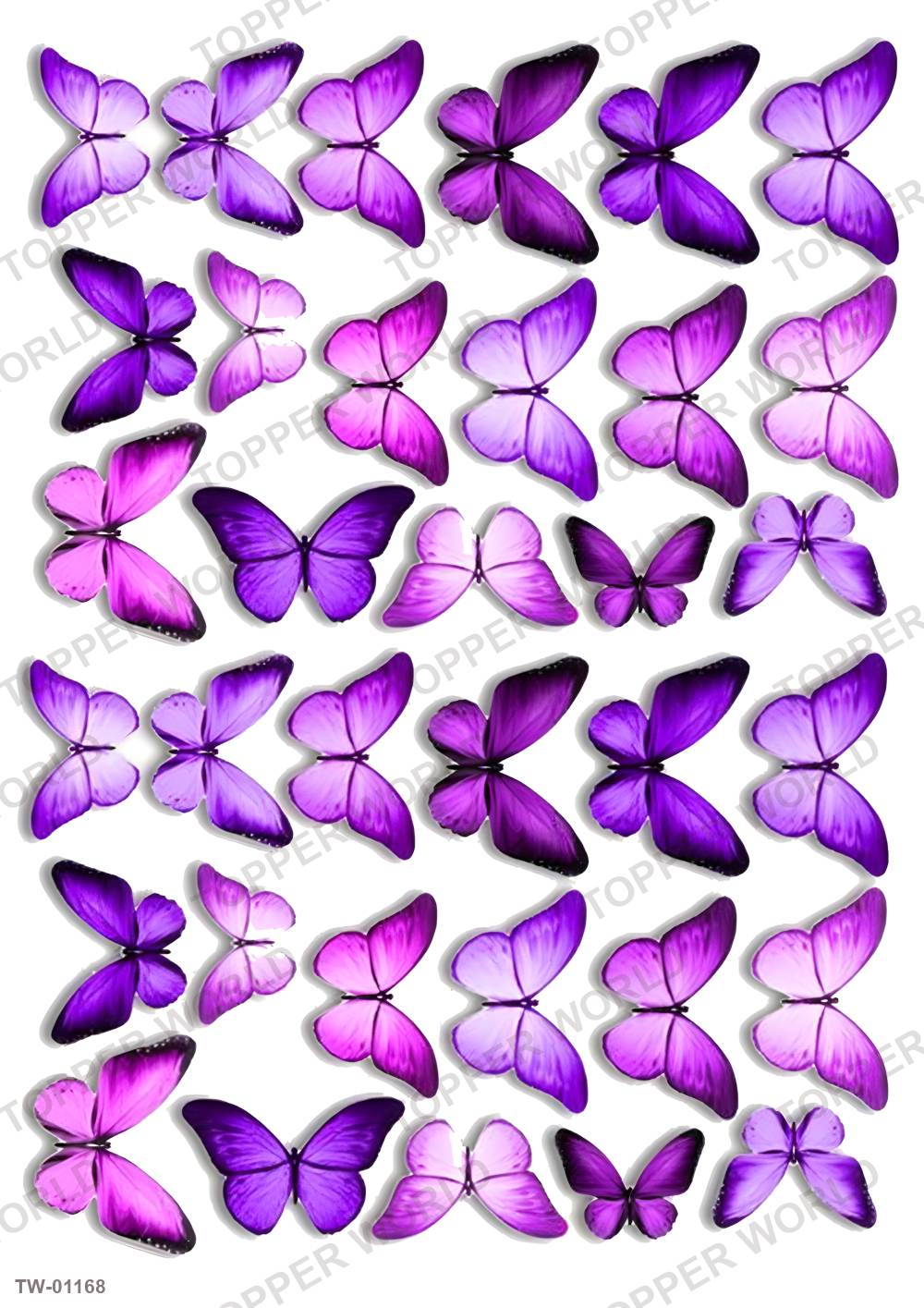 Butterfly Topper Sheet 42 – A4 topper sheet