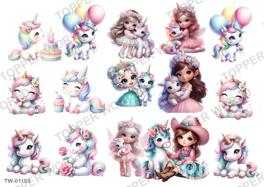 Animals Topper Sheet 43 – A4 topper sheet