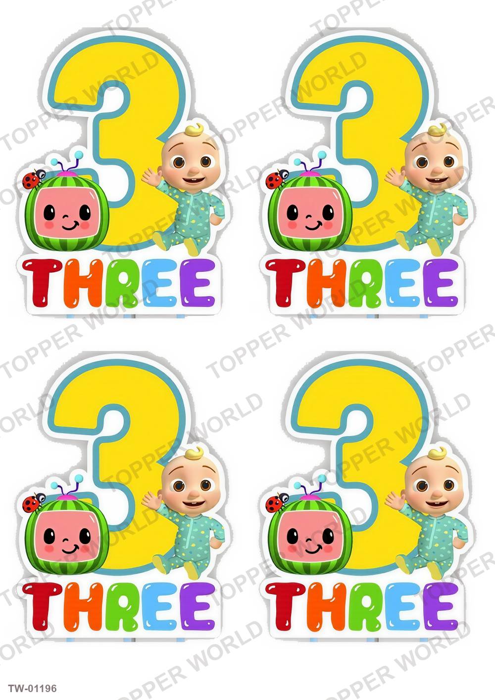 Little Boy Topper Sheet 43 – A4 topper sheet