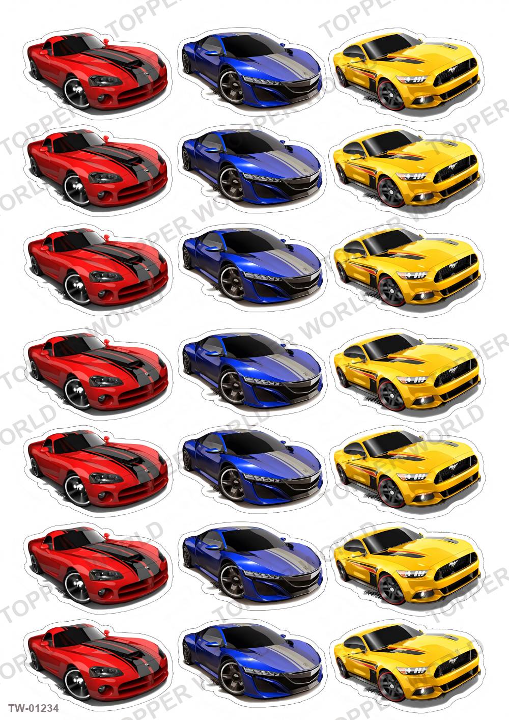 Vehicle Topper Sheet 46 – A4 topper sheet