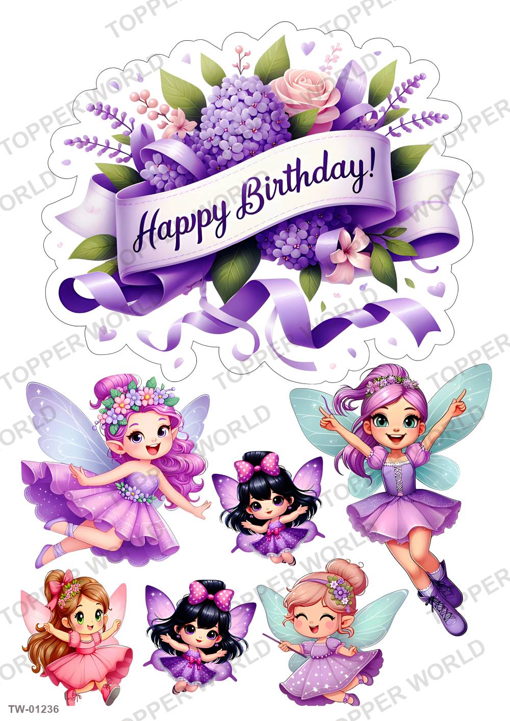 Little Girl Topper Sheet 46 – A4 topper sheet