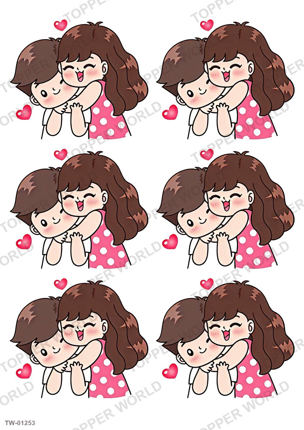 Love Topper Sheet 48 – A4 topper sheet