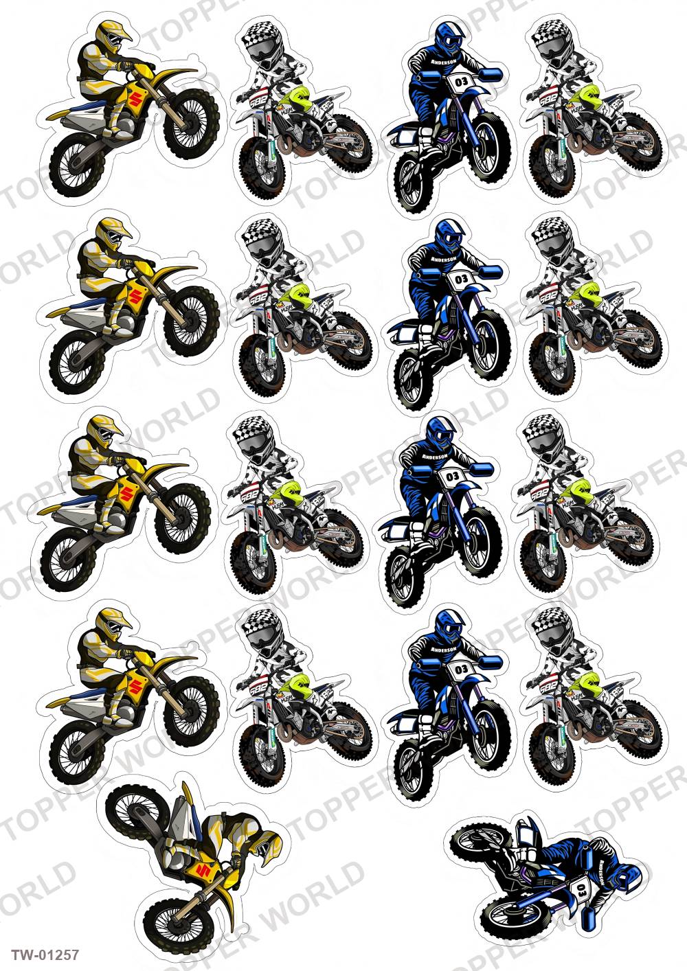Vehicle Topper Sheet 48 – A4 topper sheet