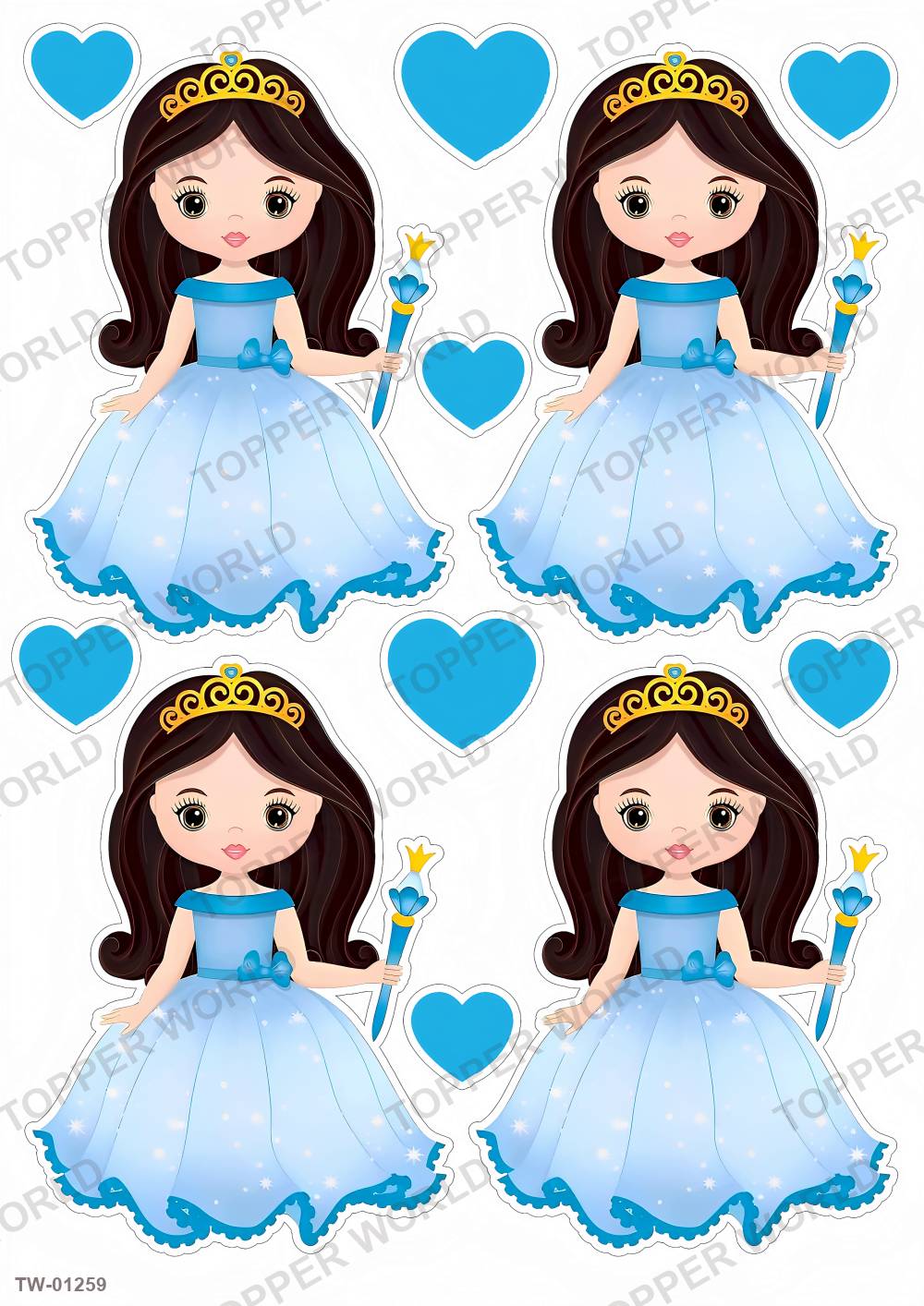 Little Girl Topper Sheet 48 – A4 topper sheet