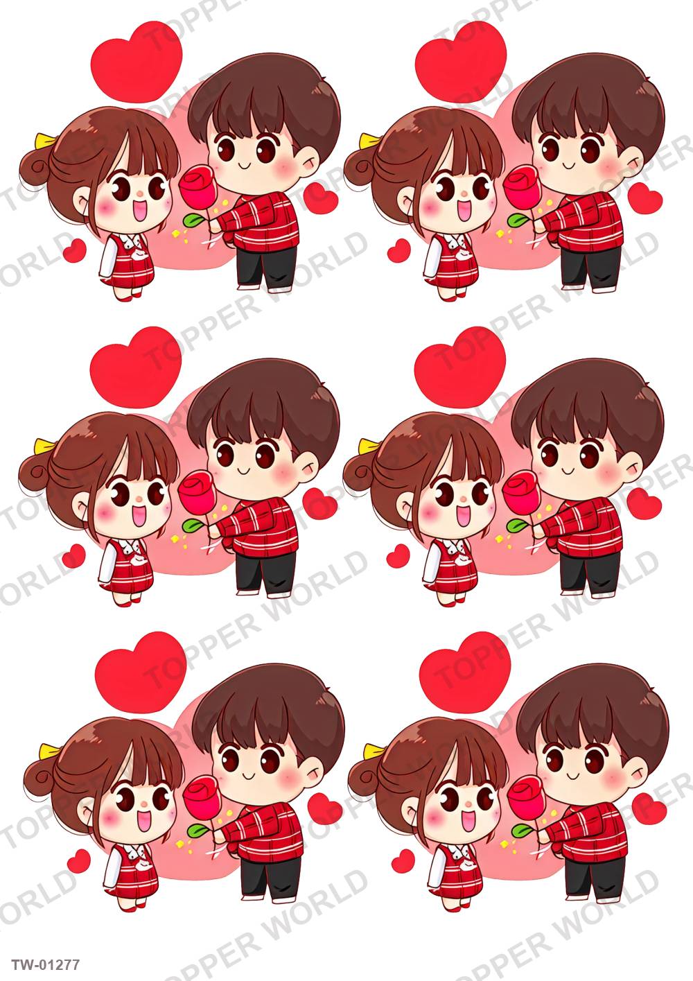 Love Topper Sheet 50 – A4 topper sheet
