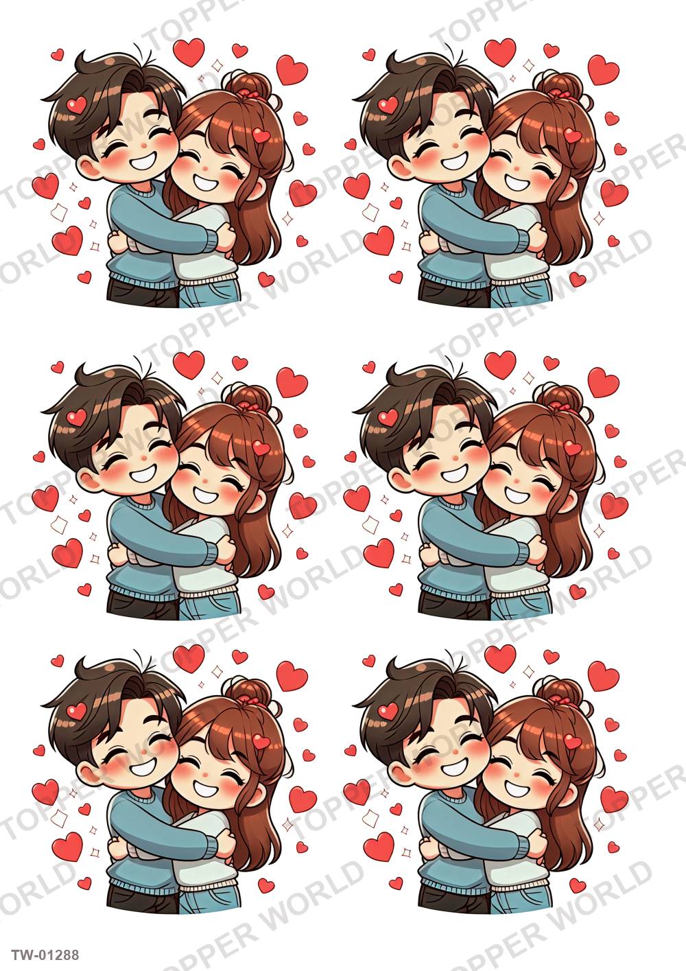 Love Topper Sheet 51 – A4 topper sheet