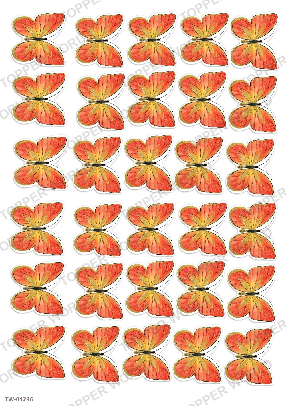 Butterfly Topper Sheet 52 – A4 topper sheet