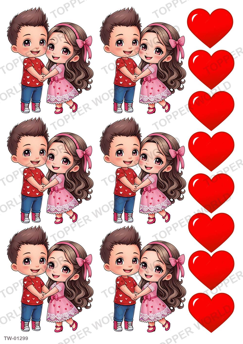 Love Topper Sheet 52 – A4 topper sheet