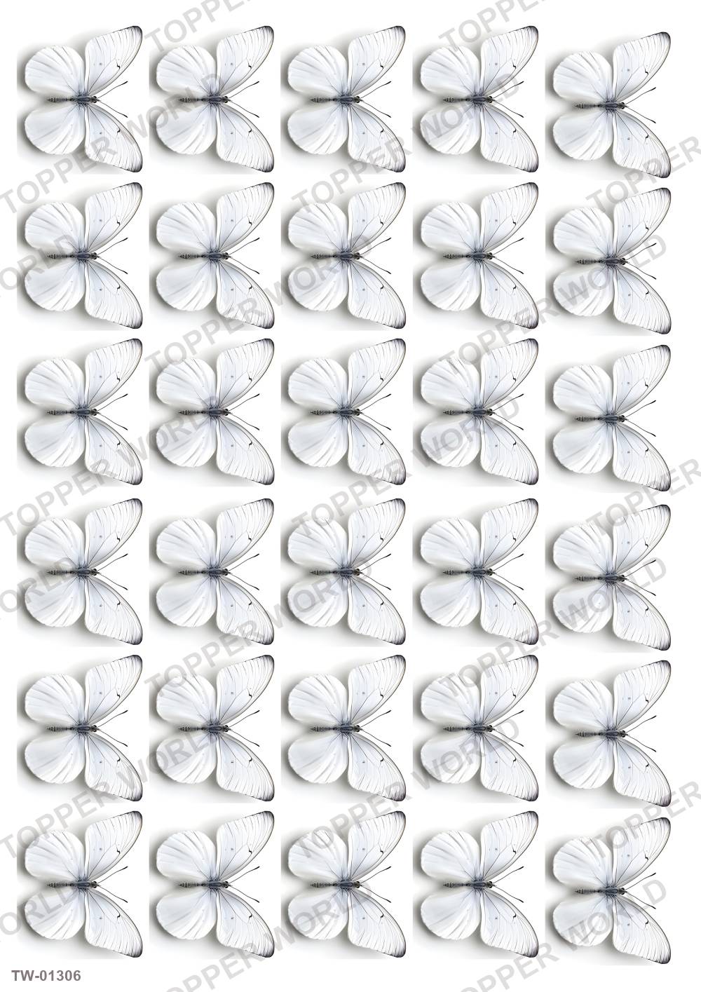 Butterfly Topper Sheet 53 – A4 topper sheet