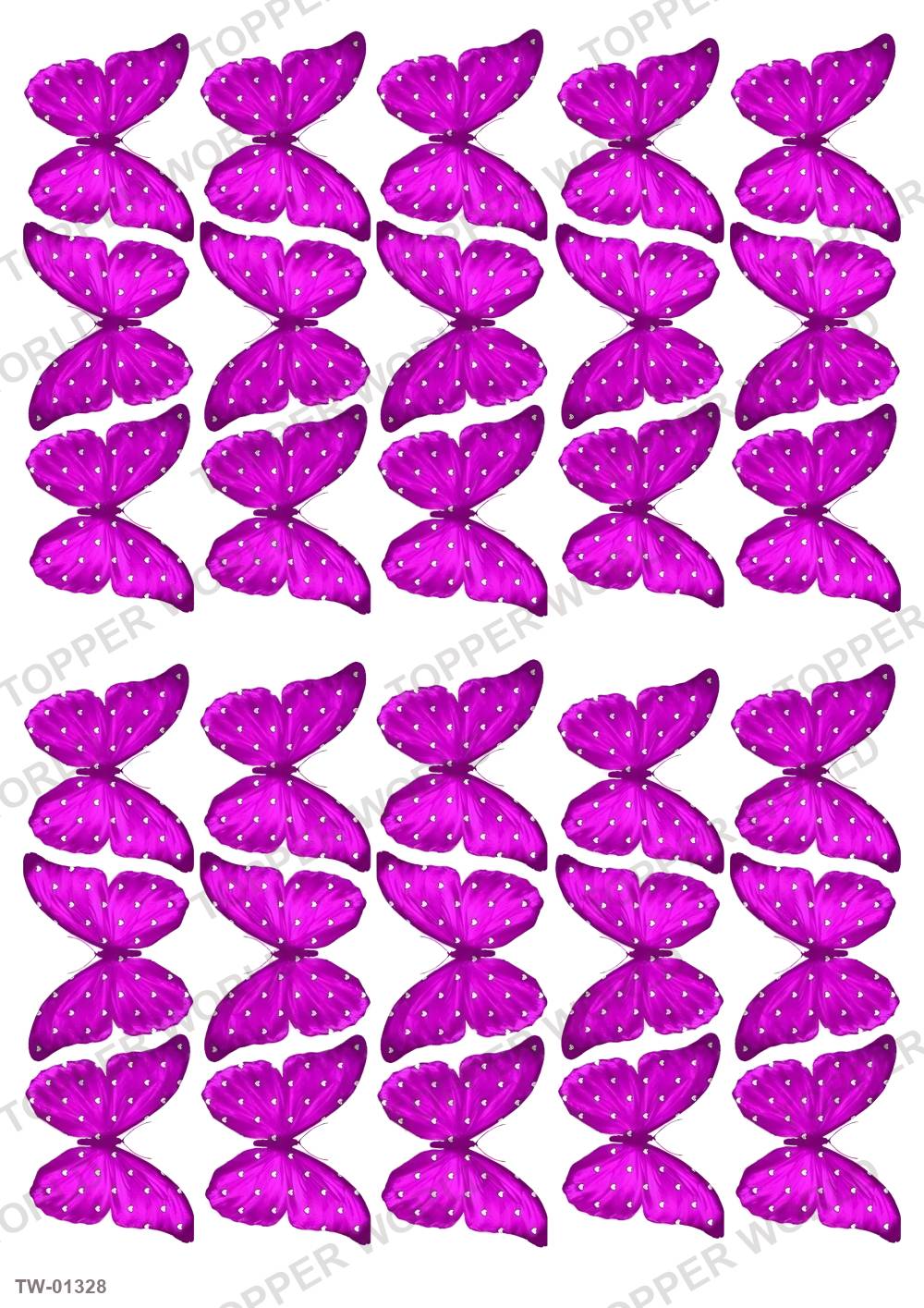 Butterfly Topper Sheet 55 – A4 topper sheet