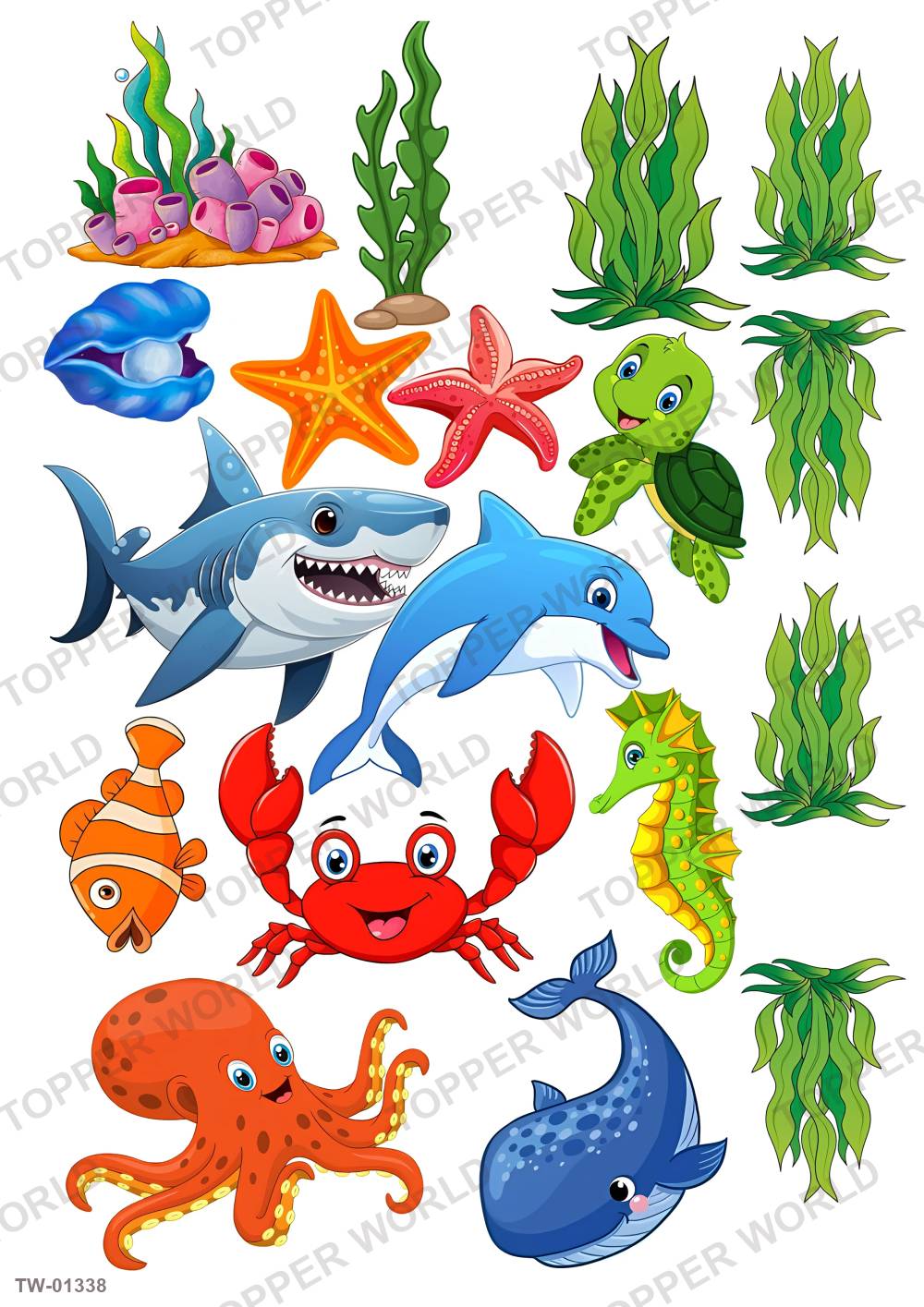 Animals Topper Sheet 56 – A4 topper sheet