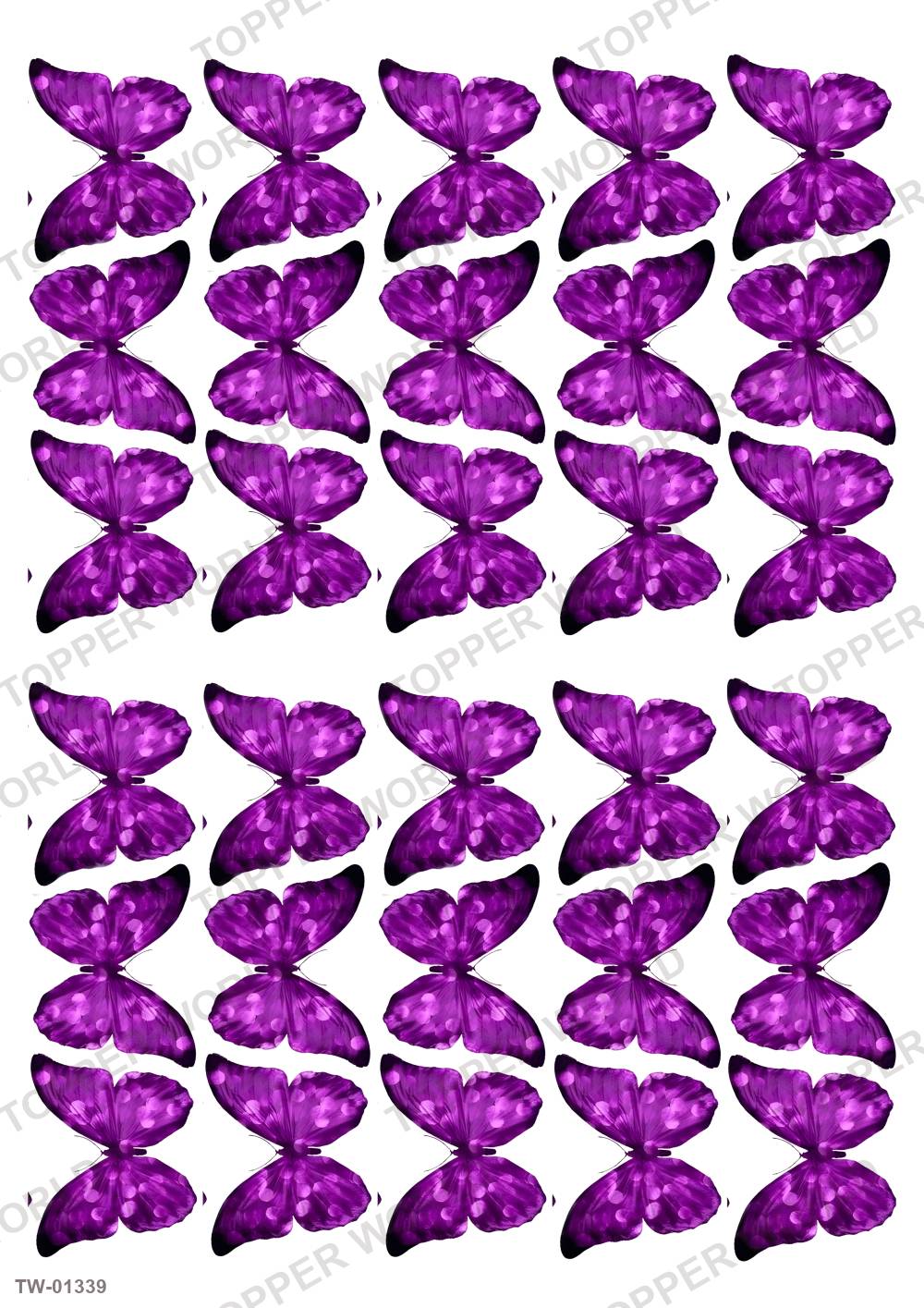 Butterfly Topper Sheet 56 – A4 topper sheet
