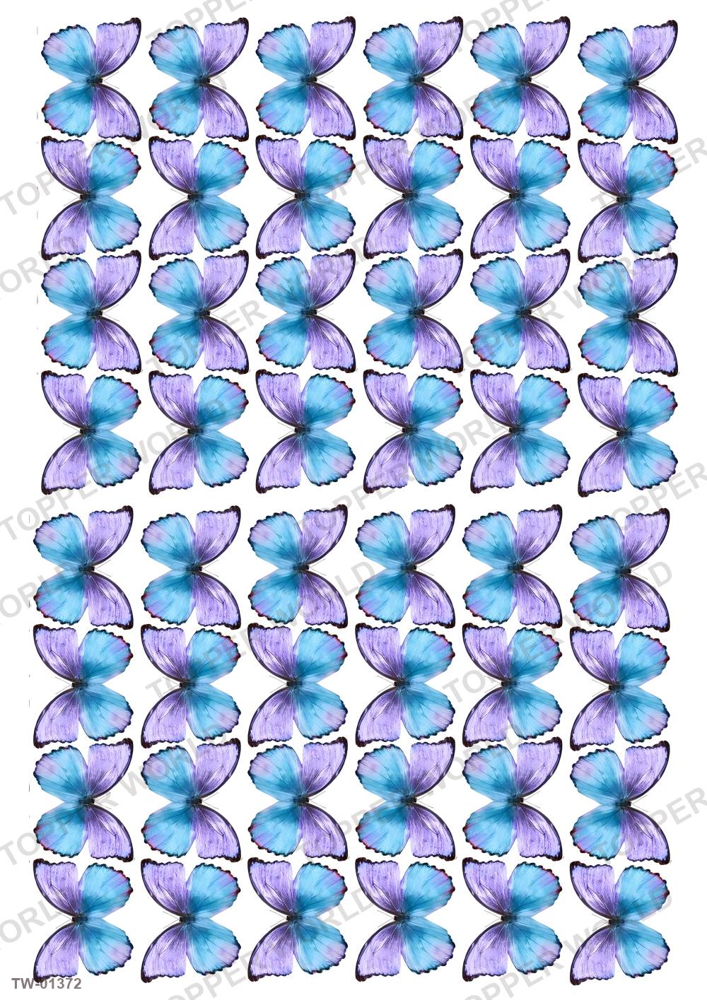 Butterfly Topper Sheet 59 – A4 topper sheet