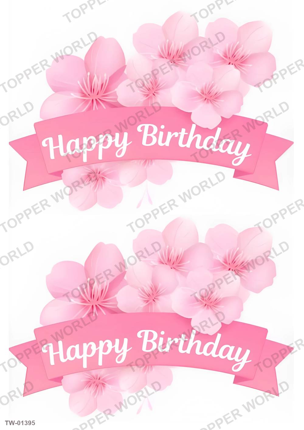 Happy Birthday Topper Sheet 59 – A4 topper sheet