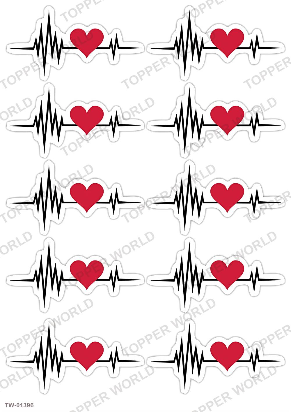 Love Topper Sheet 61 – A4 topper sheet