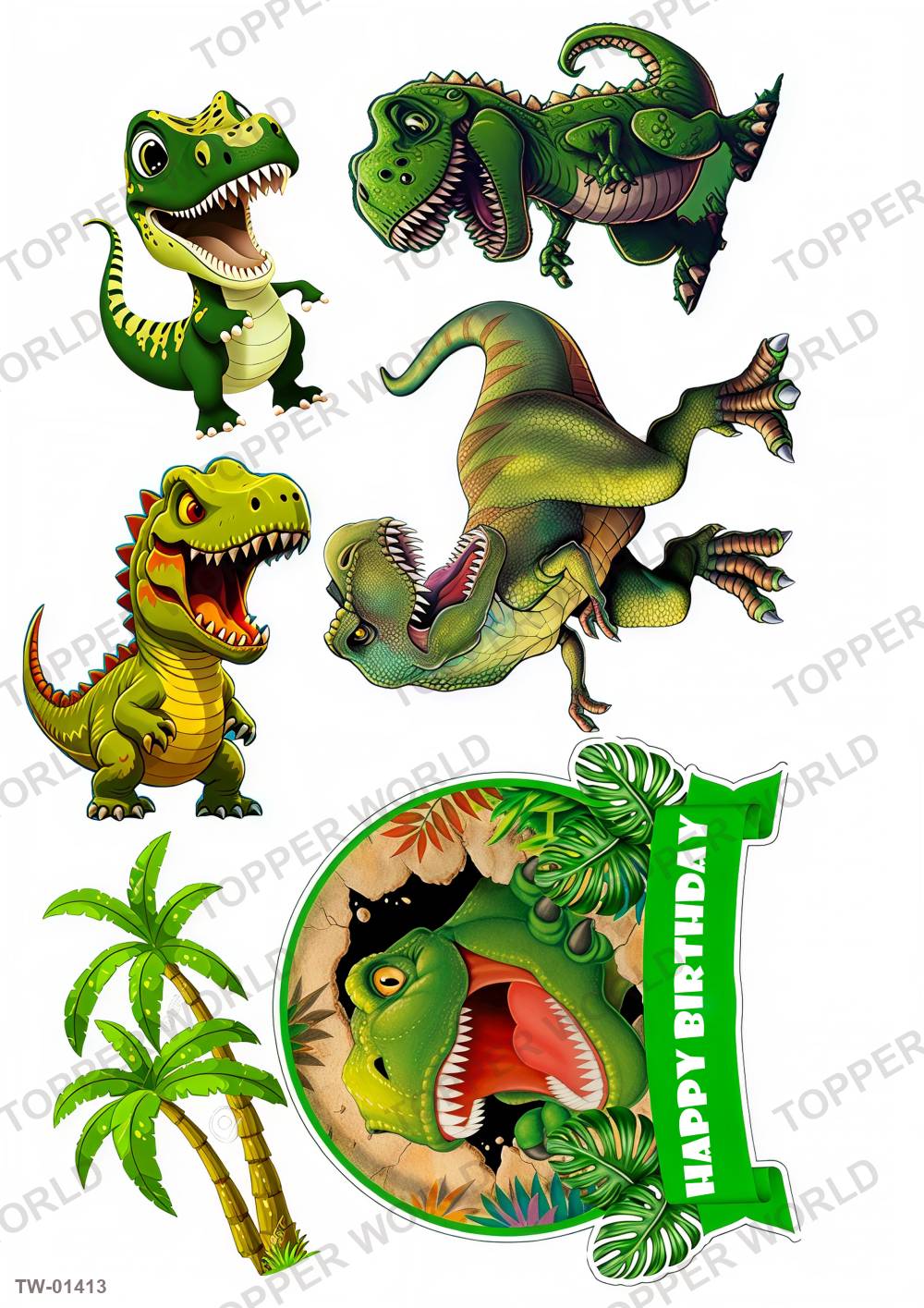 Animals Topper Sheet 63 – A4 topper sheet