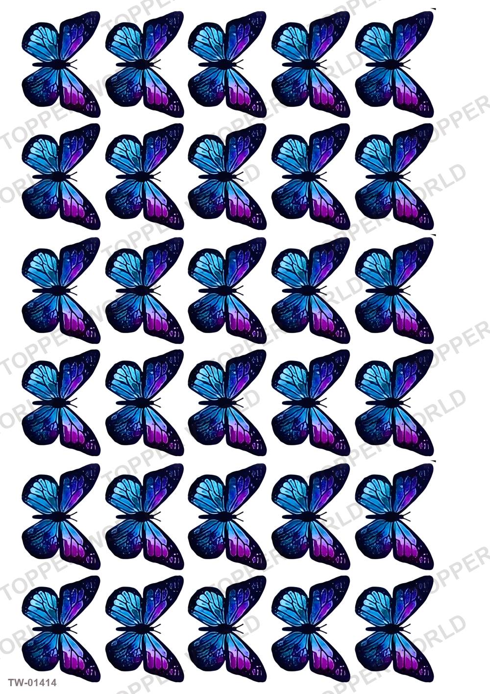 Butterfly Topper Sheet 63 – A4 topper sheet