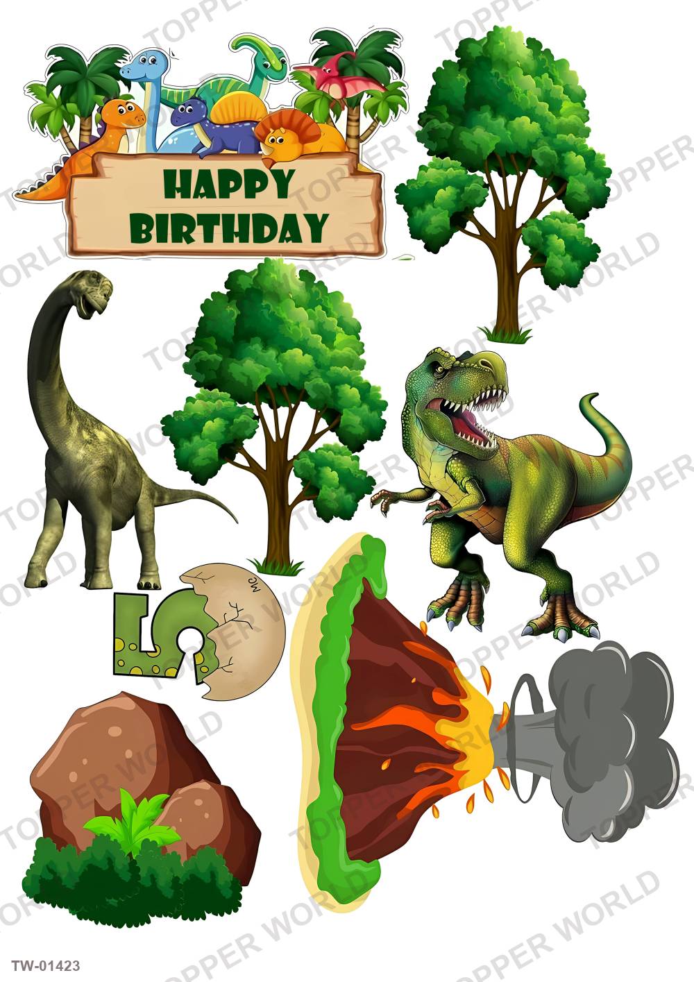 Animals Topper Sheet 64 – A4 topper sheet