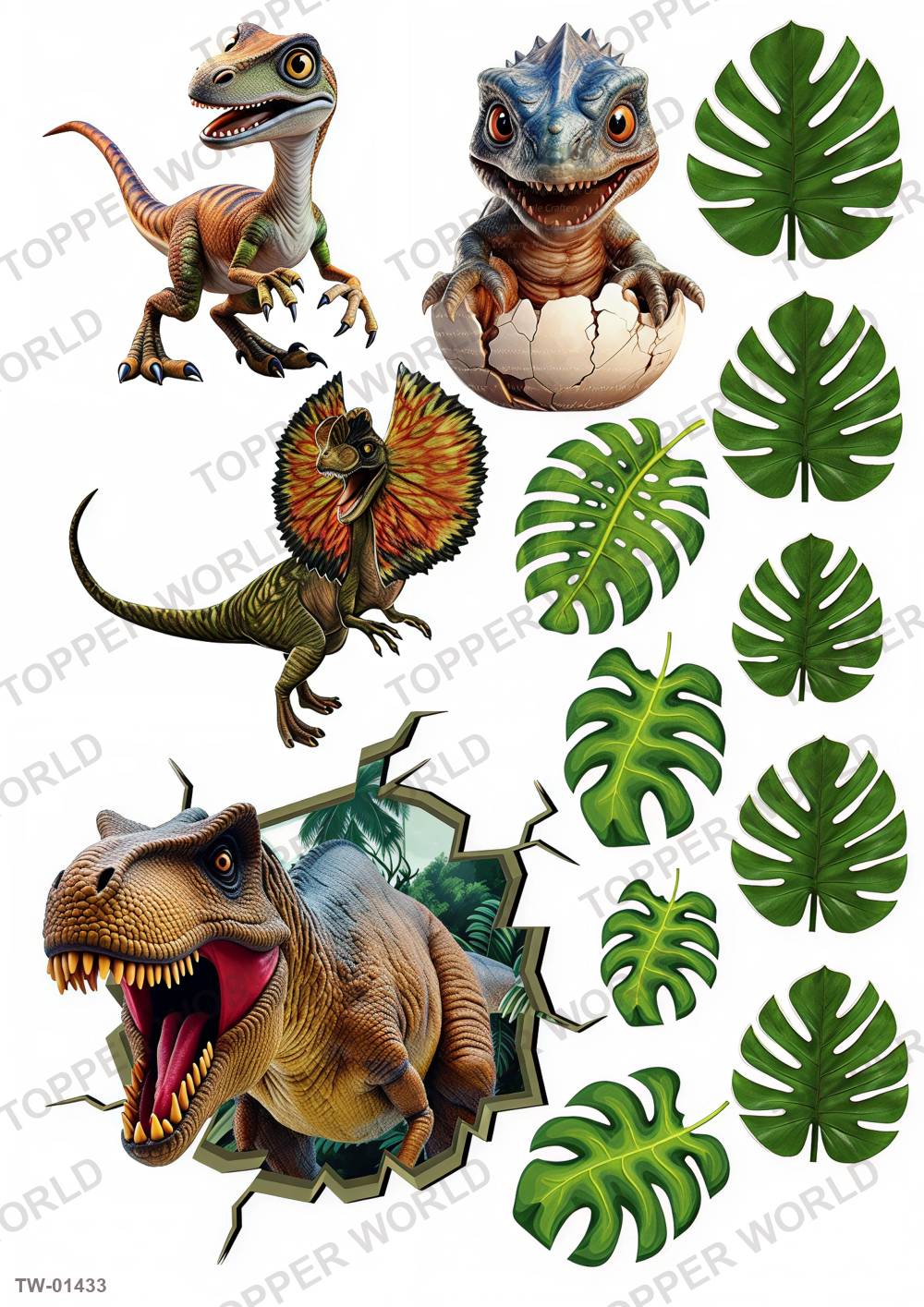 Animals Topper Sheet 65 – A4 topper sheet