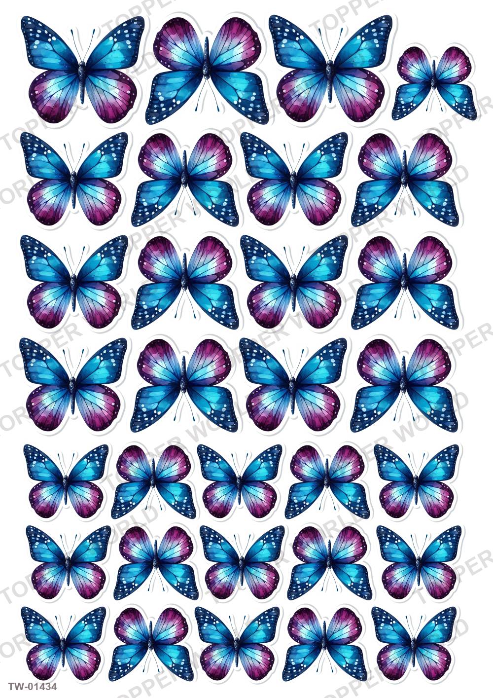 Butterfly Topper Sheet 65 – A4 topper sheet