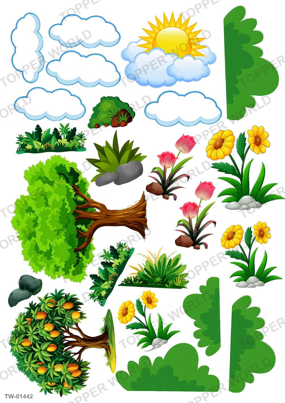 Animals Topper Sheet 66 – A4 topper sheet