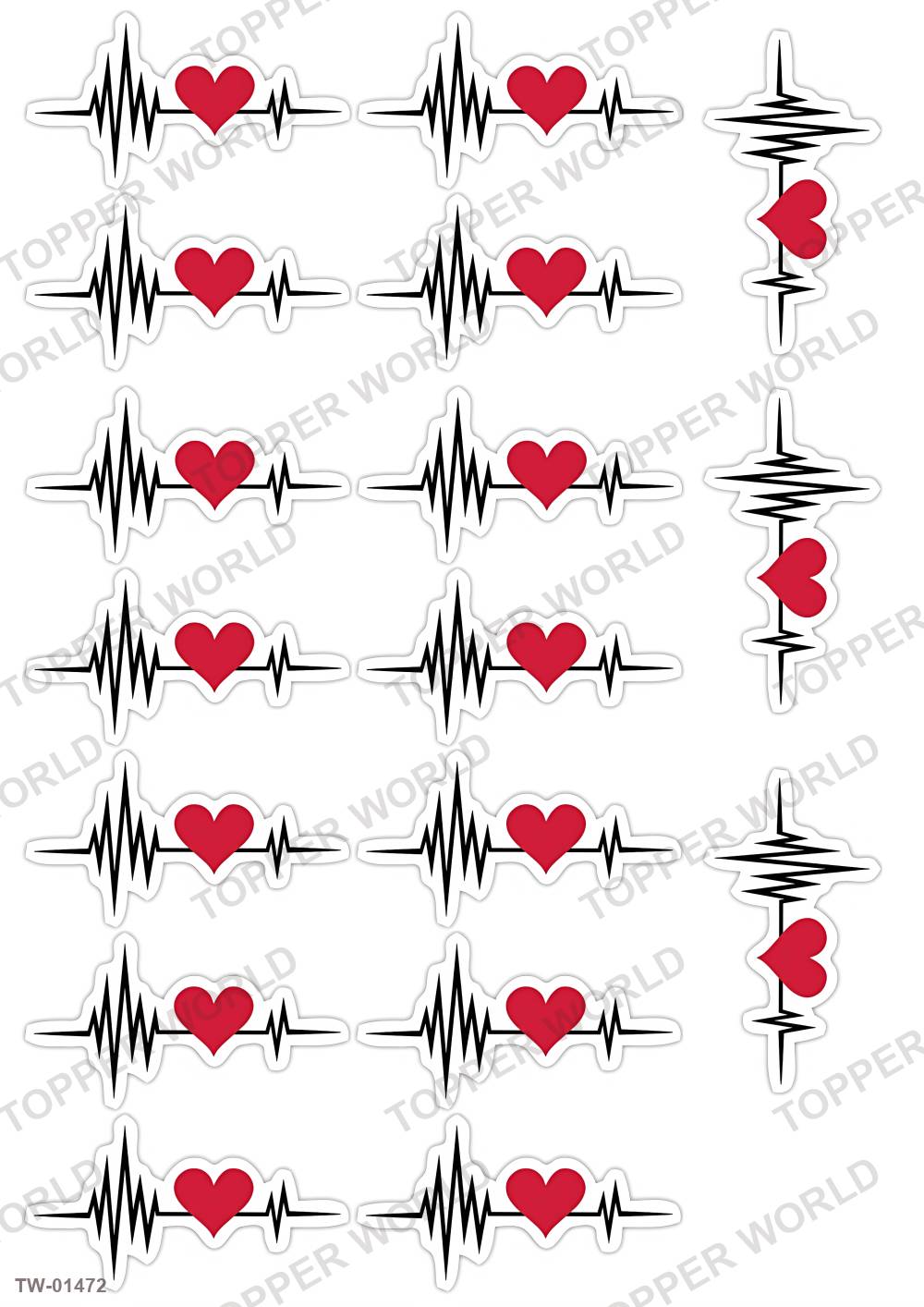 Love Topper Sheet 69 – A4 topper sheet
