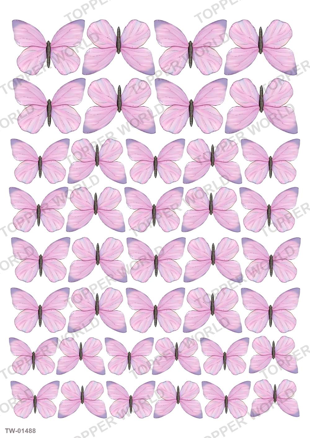 Butterfly Topper Sheet 71 – A4 topper sheet