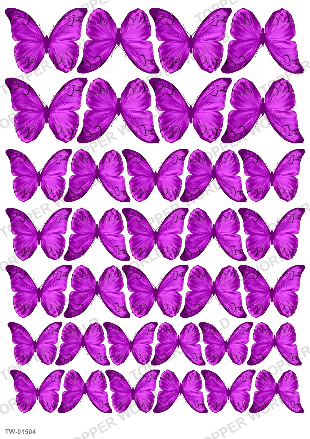 Butterfly Topper Sheet 73 – A4 topper sheet