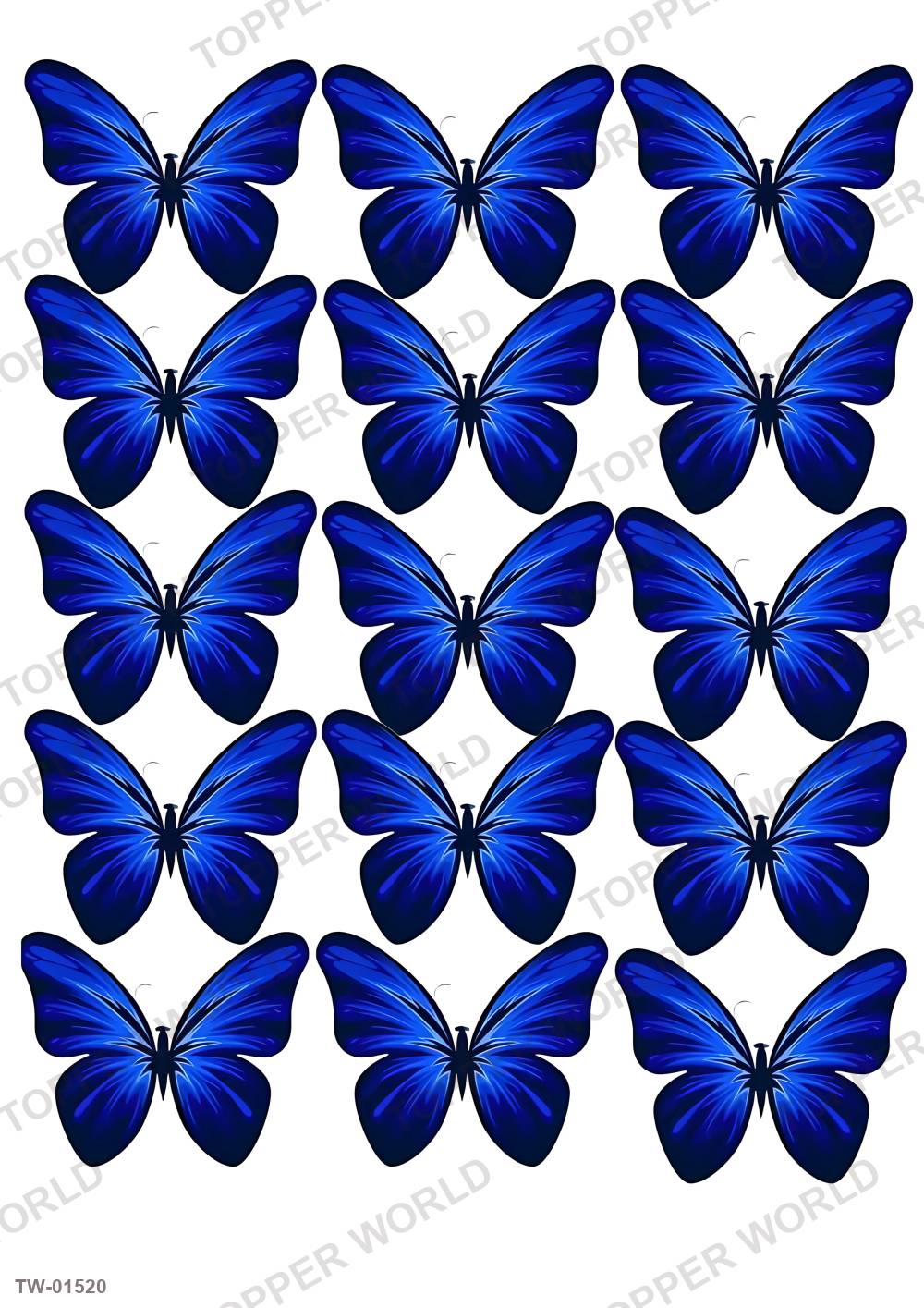 Butterfly Topper Sheet 75 – A4 topper sheet