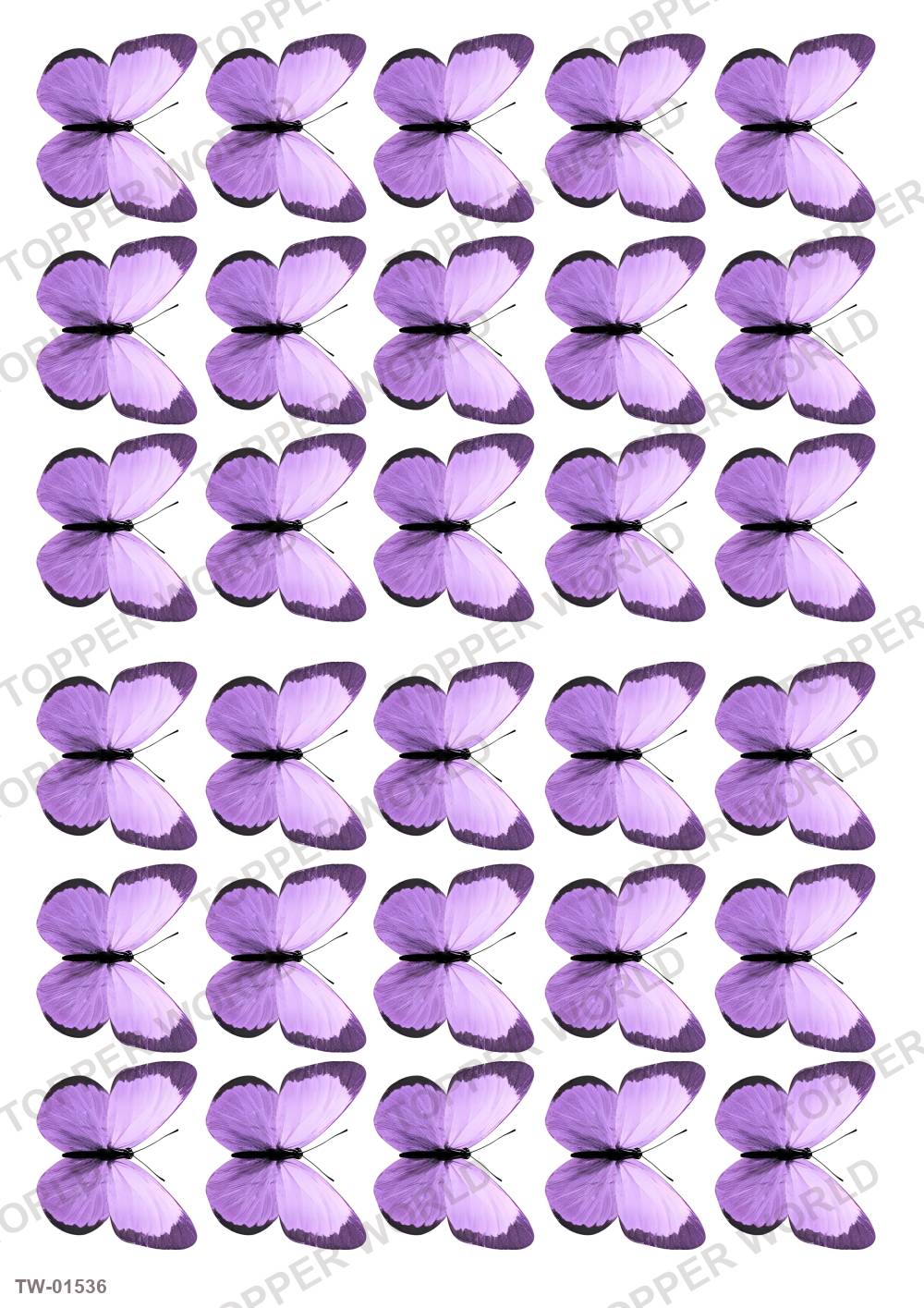 Butterfly Topper Sheet 77 – A4 topper sheet