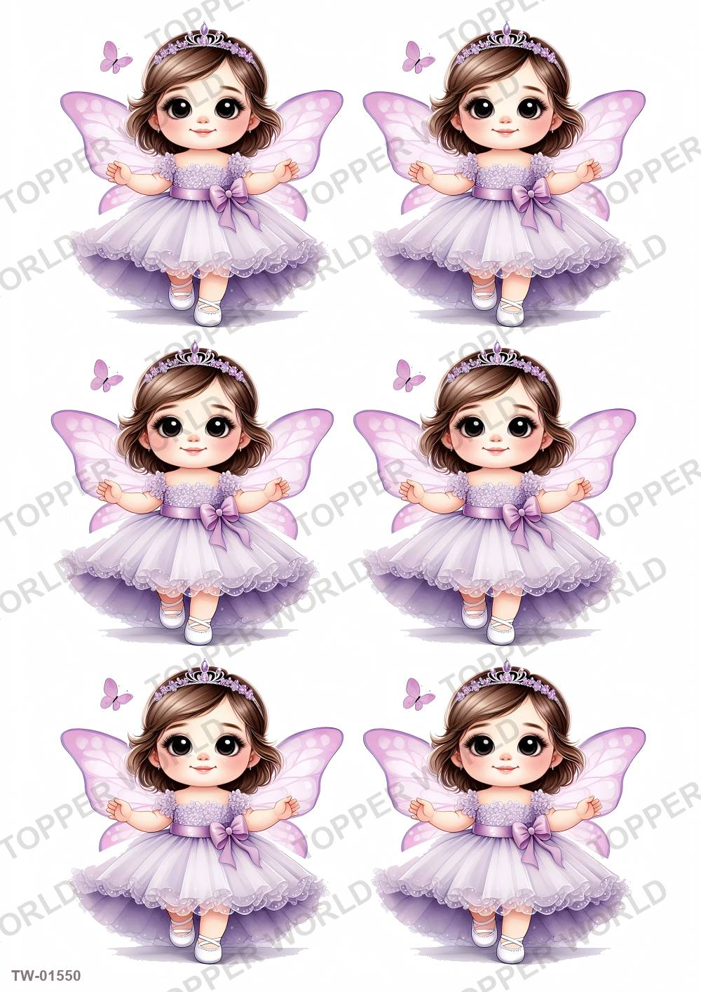 Little Girl Topper Sheet 77 – A4 topper sheet