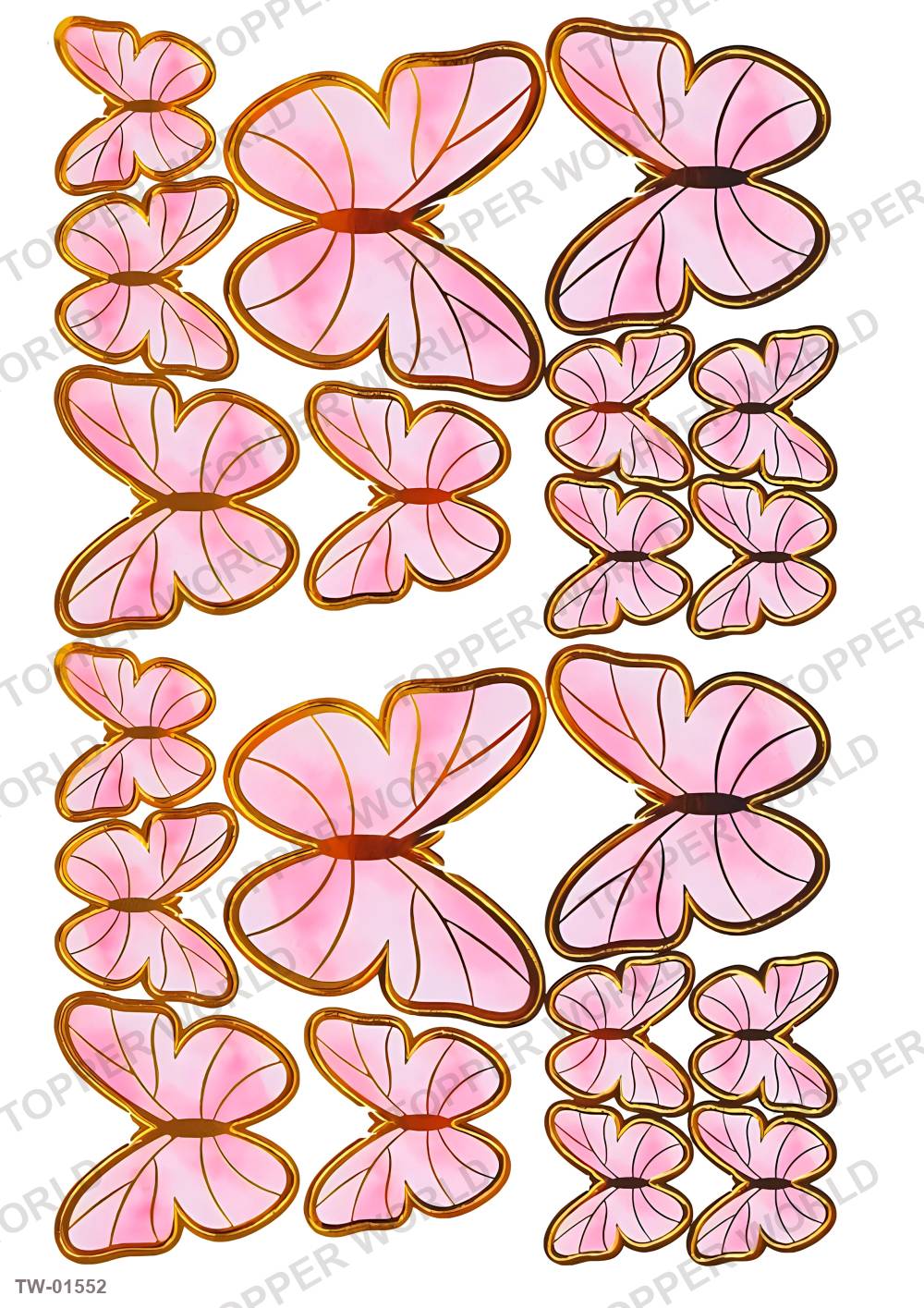 Butterfly Topper Sheet 79 – A4 topper sheet