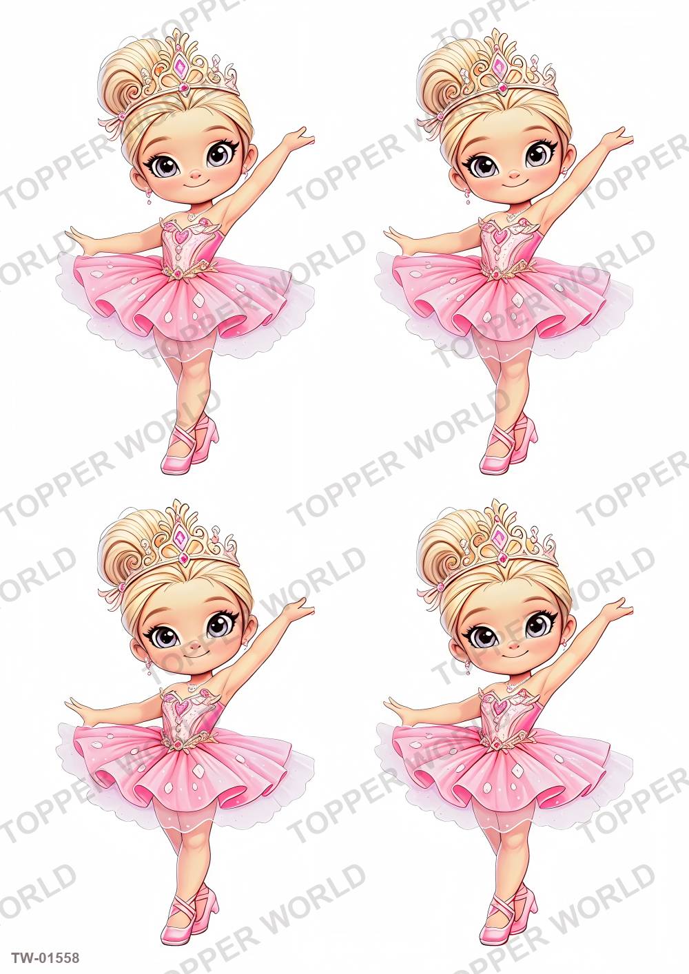Little Girl Topper Sheet 78 – A4 topper sheet