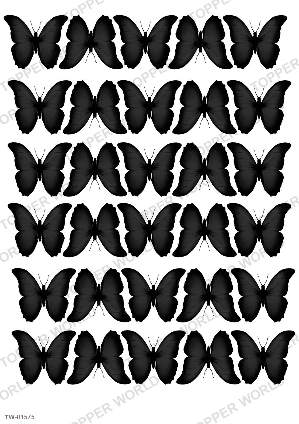 Butterfly Topper Sheet 82 – A4 topper sheet