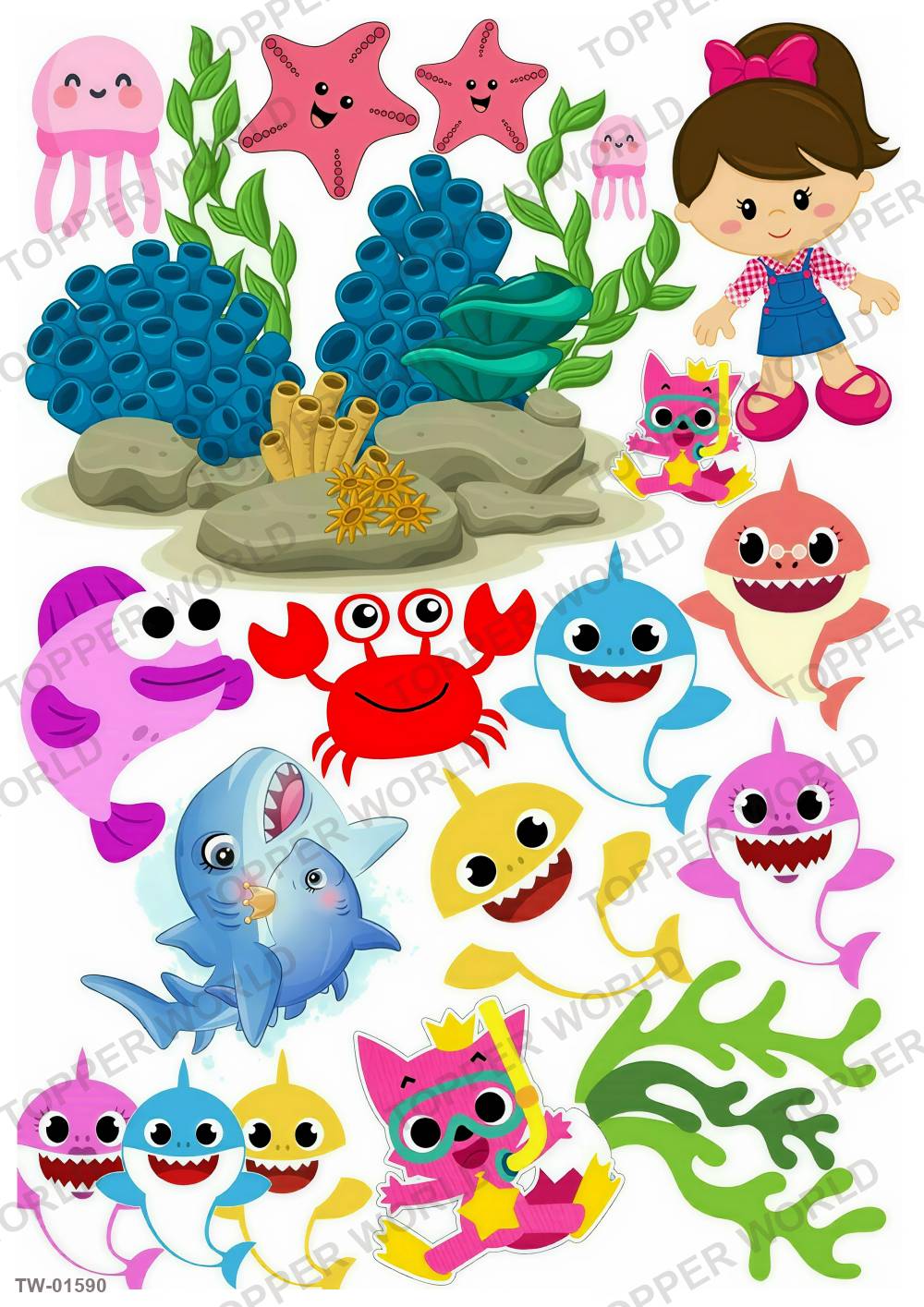 Animals Topper Sheet 83 – A4 topper sheet