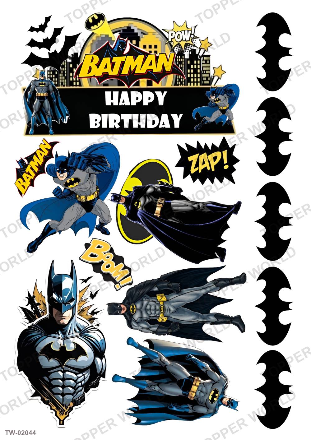 Batman Topper Sheet 14 – A4 topper sheet