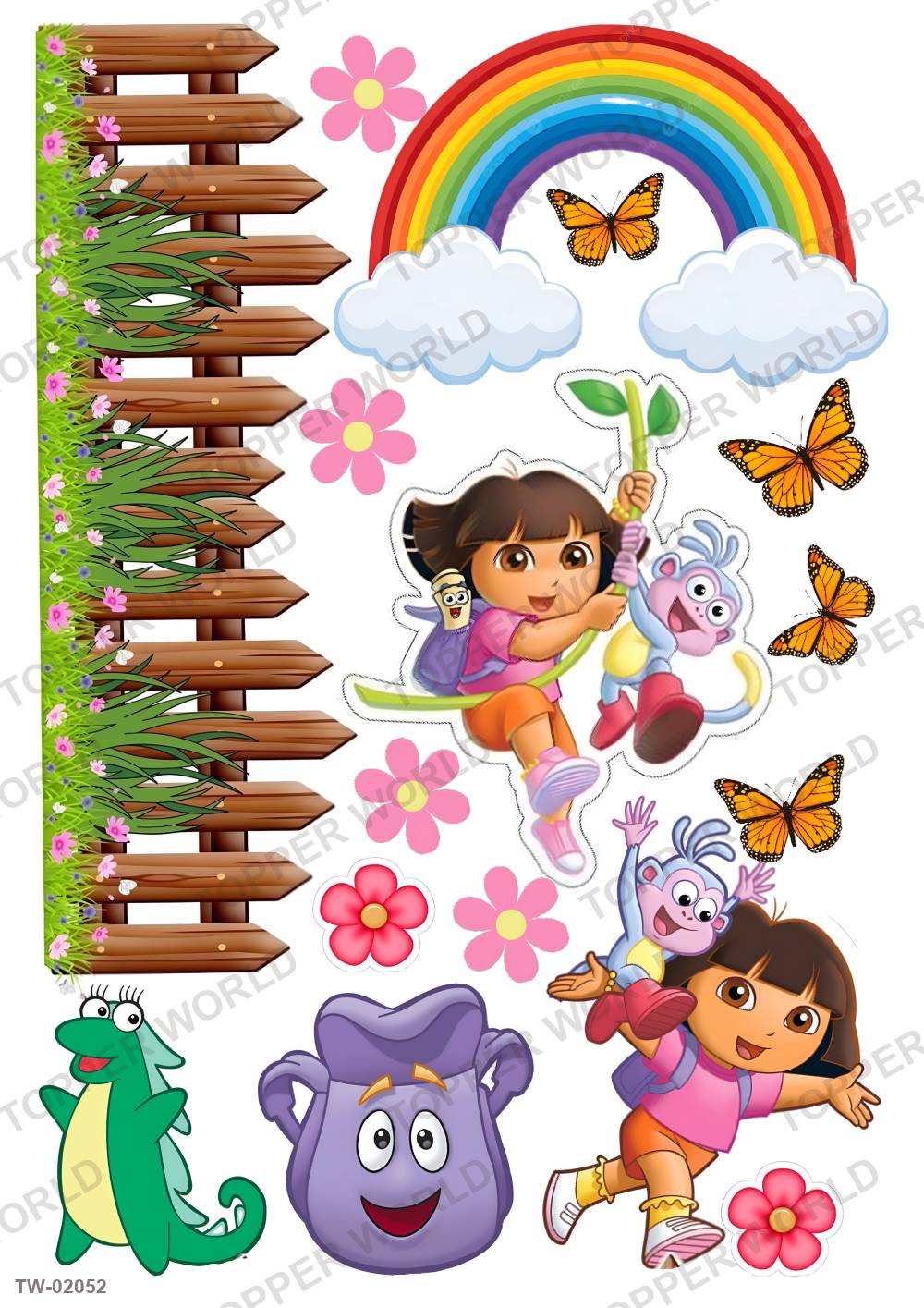 Dora Topper Sheet 01 – A4 topper sheet