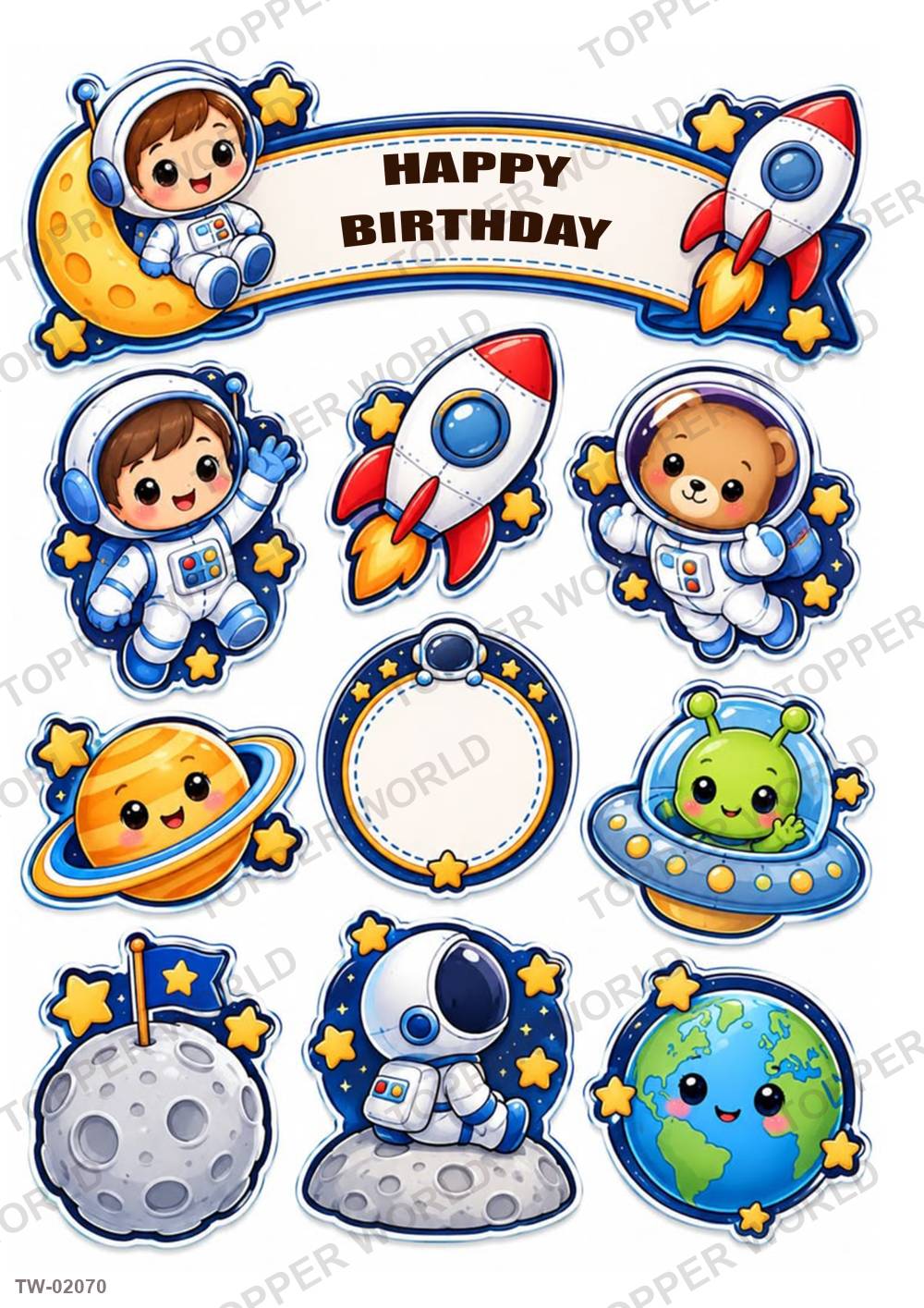 Space Topper Sheet 01 – A4 topper sheet
