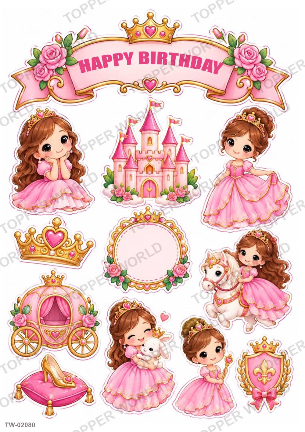 Little Girl Topper Sheet 138 – A4 topper sheet